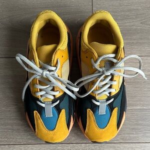 Yeezy Kids Sneakers in Yellow, Blue, and Black